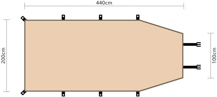 Camper Shade Awning Canopy with Complete Kits for Opel Ampera-e/Astra/Combo/Concept/Corsa/Crossland/Frontera, Waterproof UV Protection, Easy Set Up, Ultra-Durable Camping Tent