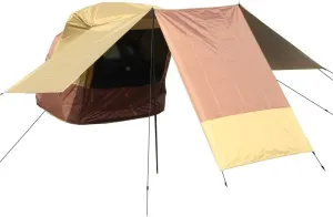 Camper Shade Awning Canopy with Complete Kits for Peugeot 406/407/408/506/507/508/Boxer/Expert, Waterproof UV Protection, Easy Set Up, Ultra-Durable Camping Tent,3 Style 3-B Khaki