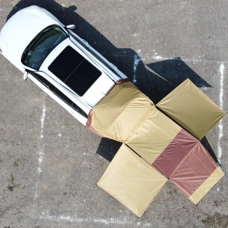 Camper Shade Awning Canopy with Complete Kits for Rover 25/Rover 200/Rover 400/Rover 45/Rover 600/Rover 2800, Waterproof UV Protection, Easy Set Up, Ultra-Durable Camping Tent