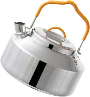 Camping Accessory Convenient Stovetop Kettle Portable Tea Kettle Stainless Brew