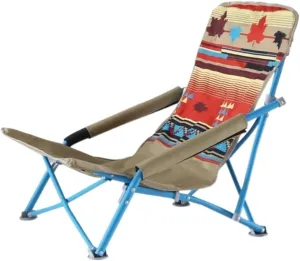 Camping Chairs Low Beach Chair Portable Camping and Lounge Travel Outdoor Seat Portable Stool Balcony Home Recliner, Quick Storage Portable Folding Chair (Color : C)