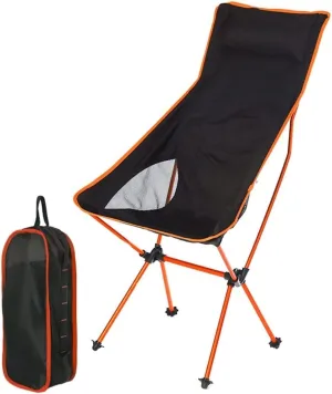 Camping Chairs Portable Lightweight Folding Camp Chairs with Storage Bag, Aluminum Alloy Fishing Seat for Hiking Travel Picnic Portable Folding Chair (Color : A)