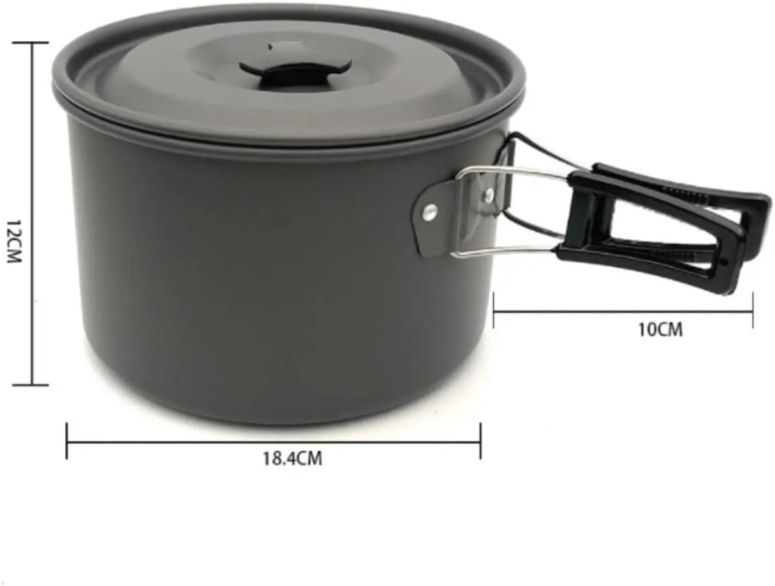 Camping Cookware, Outdoor Camp Camping Cooking Cooking Pot Portable Pot Pot Wild Picnic Picnic Portable Stove