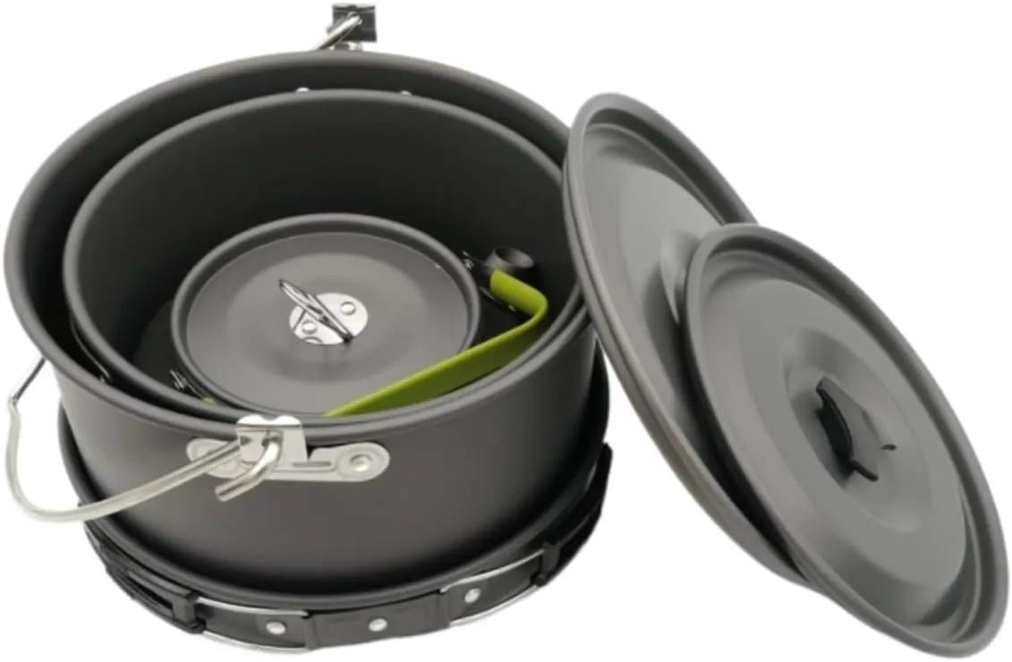 Camping Cookware, Outdoor Camp Camping Cooking Cooking Pot Portable Pot Pot Wild Picnic Picnic Portable Stove