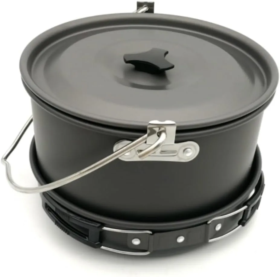Camping Cookware, Outdoor Camp Camping Cooking Cooking Pot Portable Pot Pot Wild Picnic Picnic Portable Stove