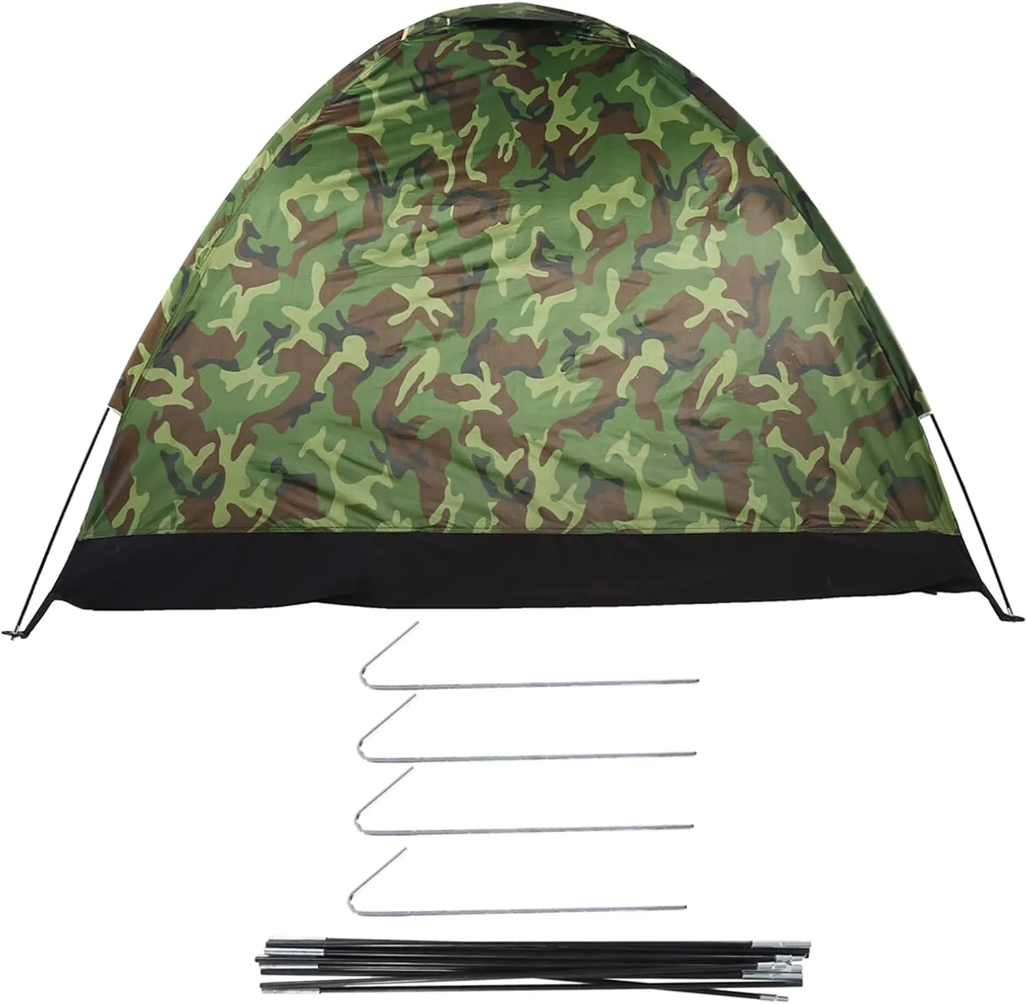 Camping Dome Tent, Polyester Lightweight Outdoor Tent Camping Tent Suitable for 3 to 4 People for Camping Hiking Outdoor Activities