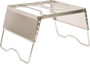 Camping Grill, Korean Bbq Grill,Height-Adjustable Folding Grill - 20kg Weight Capacity, Stainless Steel Grill for Outdoor Cooking to Enhance The Outdoor Cooking Experience
