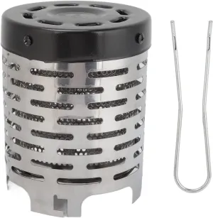 Camping Heating Stove Cover, Practical and Reliable Stainless Steel Camping Stove Cover for Outdoor