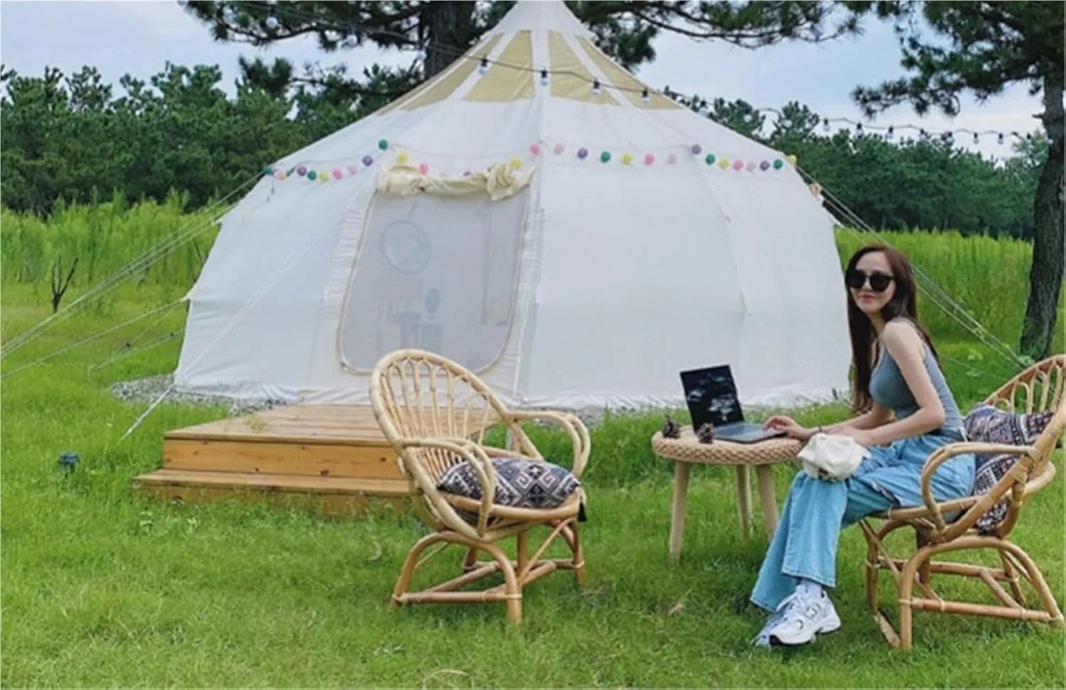 Camping Outdoor Supplies Ball Tent Rainproof Camping Tent