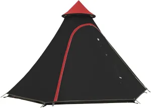Camping Pyramid Teepee Tent Adult Tipi Tent Double Layers Indian Tent Yurt Tent Tower Post Bell Tent for Outdoor Family Trip