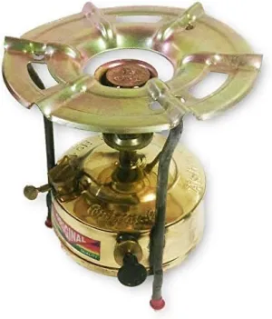 Camping Stove | Brass Kerosene Stove | 1.5 Liter Tank/Portable Brass Stove