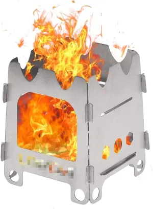 Camping Stove Folding Fuel Camp Stove Titanium Wood Burning Stove Backpacking Stove Outdoor Camping Stove