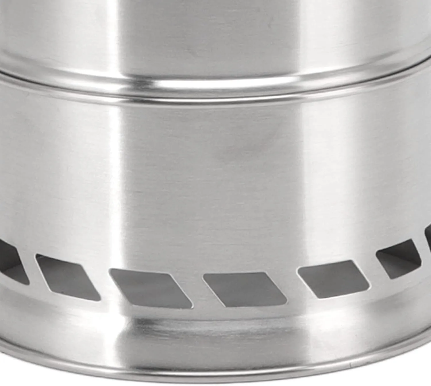 Camping Stove, Stainless Steel Alcohol Stove High Windproof Temperatures for Exterior Windproof (Tall Stand)
