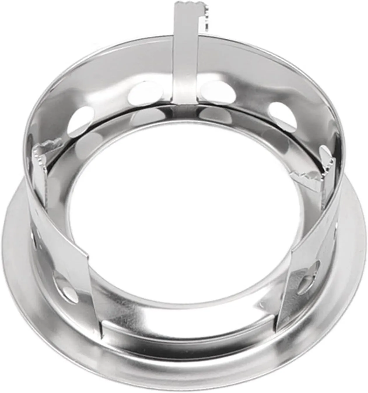 Camping Stove, Stainless Steel Alcohol Stove High Windproof Temperatures for Exterior Windproof (Tall Stand)