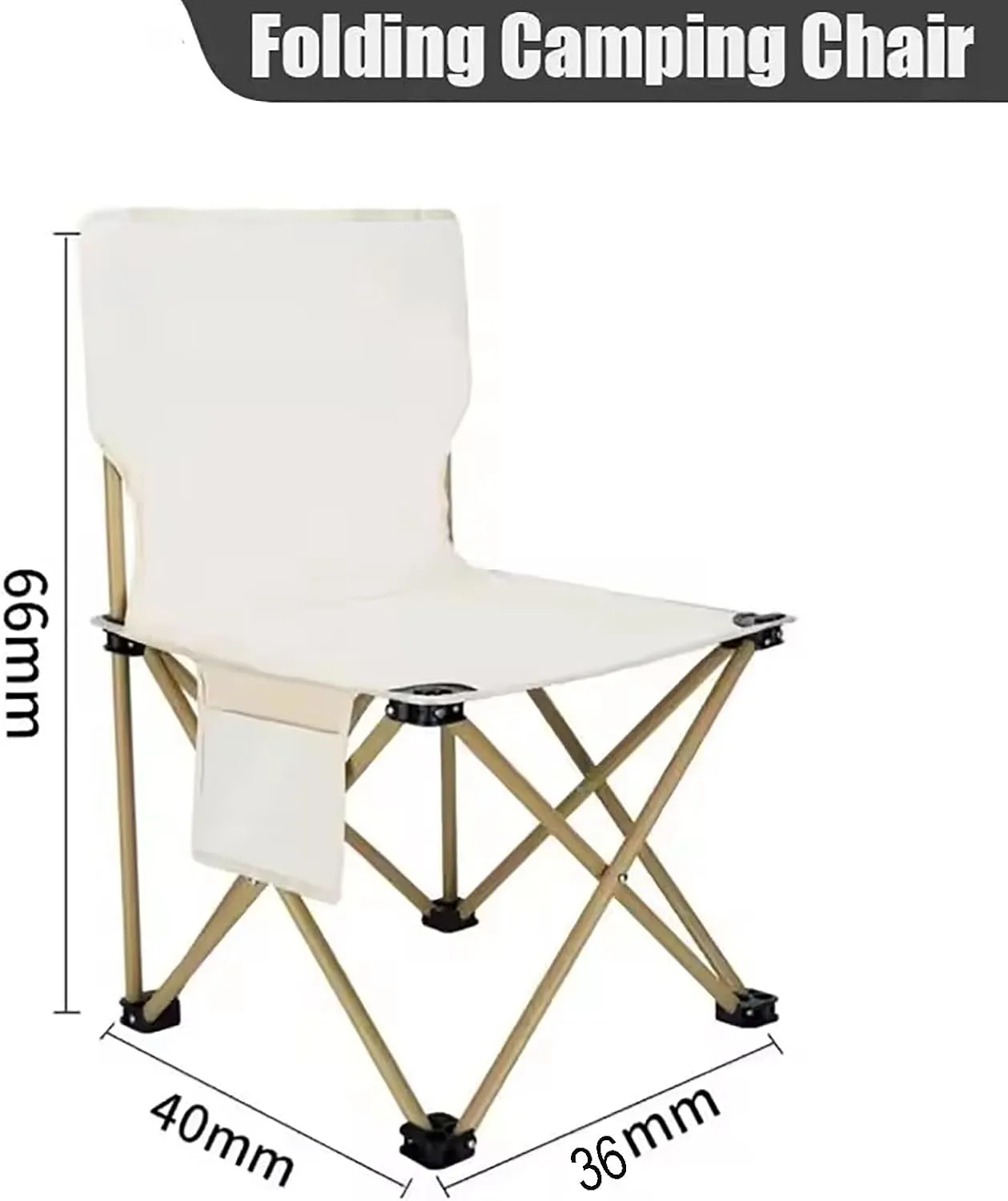 Camping Table and Chairs Picnic with 6 Chairs Fold up Chair with Side Pocket Portable Camping Set with Carry Bag for Indoor Outdoor BBQ,Black
