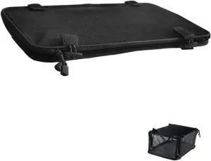 Camping Tableware Storage Bag Mesh Collapsible Cooking Utensil Organizer Easy Access 45.5x30x21CM