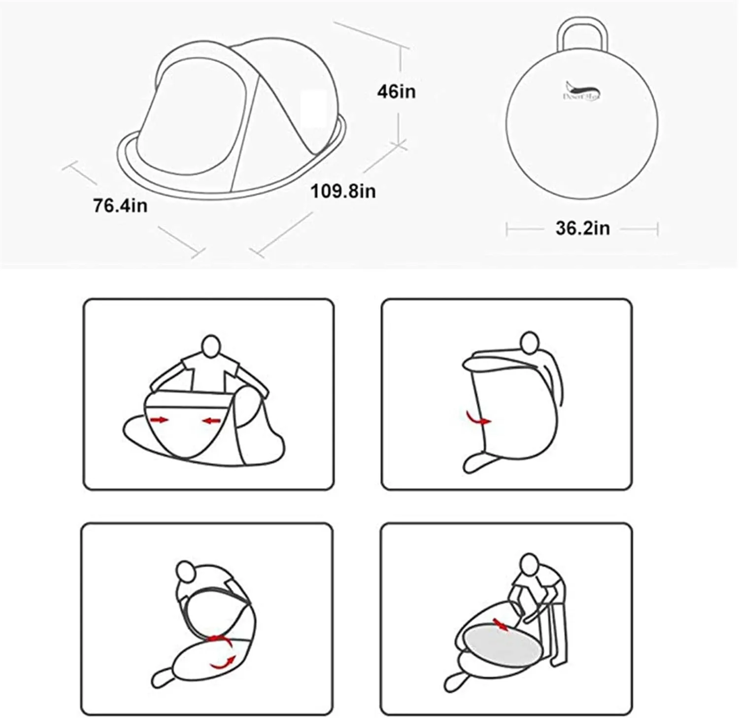 Camping Tent Outdoor Camping Tents Automatic Pop Up Instant Tent Hiking Travelling Tourist Fishing Beach Tents Awnings