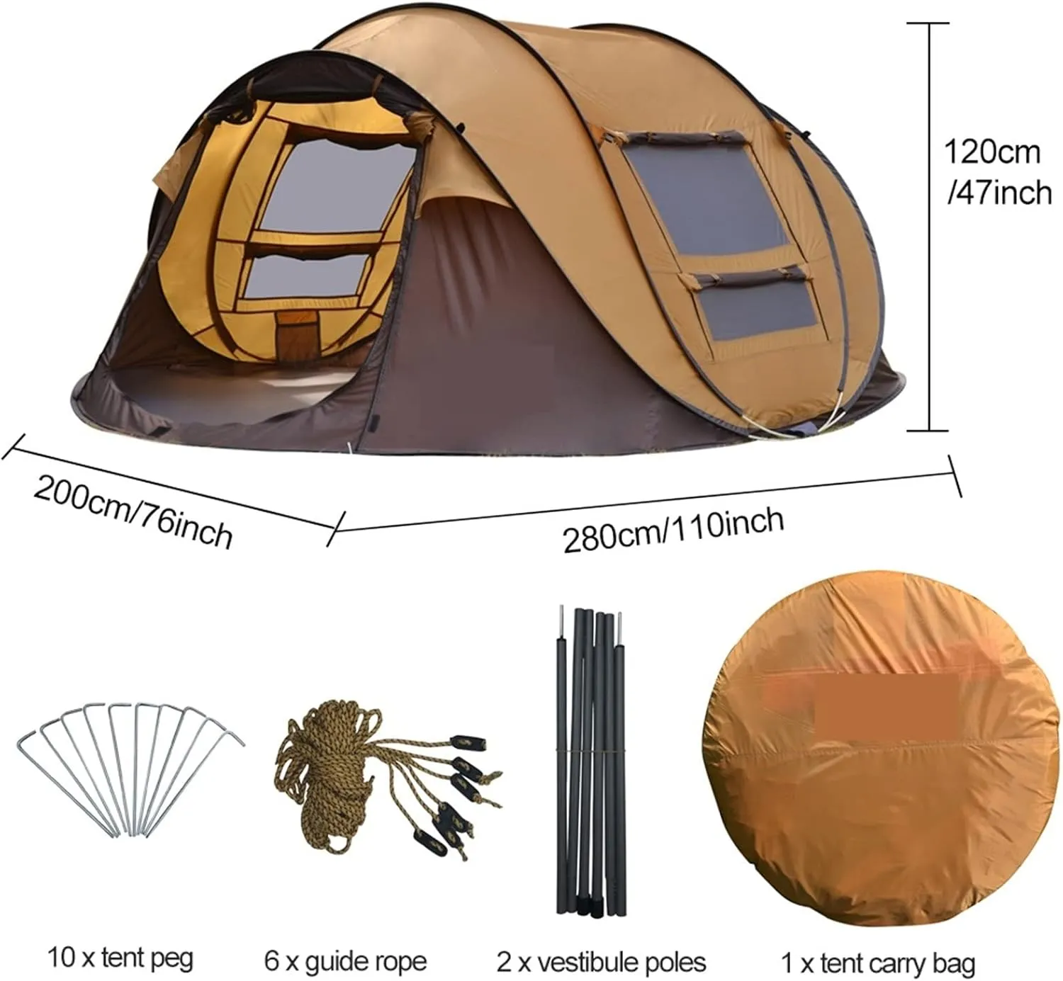 Camping Tent Outdoor Camping Tents Automatic Pop Up Instant Tent Hiking Travelling Tourist Fishing Beach Tents Awnings