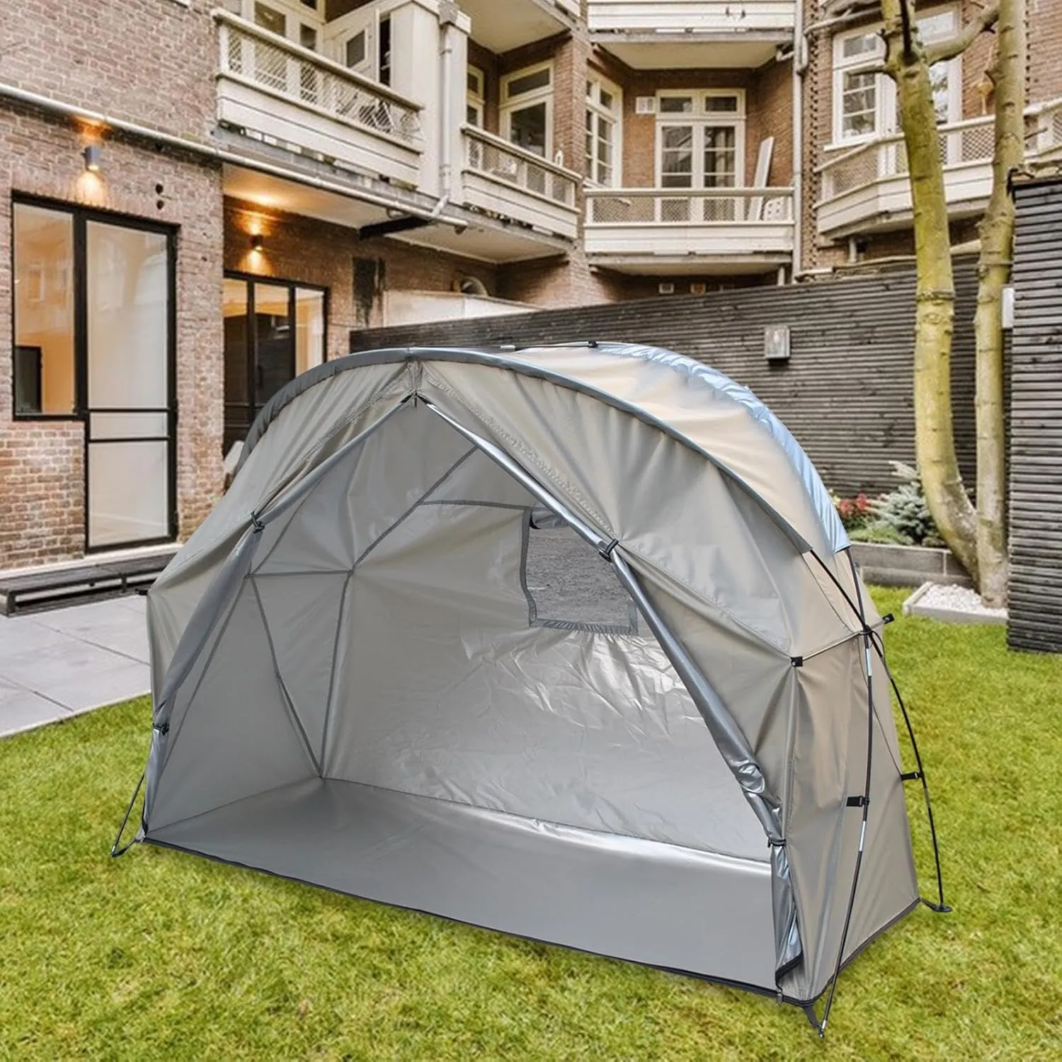 Camping Tent, Outdoor Equipment,Multipurpose, Easy Setup Windproof 1 Person Tent Oxford Cloth for Camping Hiking Mountain