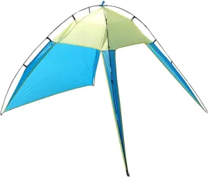 Camping Tent Sun Shelter Tent,Tarp for Beach Waterproof Shade Outdoor Camping Hammock, Rain Fly Pool Tarpaulin Garden Awning Canopy (Color : Blue) (B