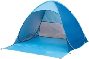 Camping Tents, Quick Automatic Opening Beach Tent Sun Shelter Tent Shade Lightwight Pop Up Open for Outdoor Camping Fishing