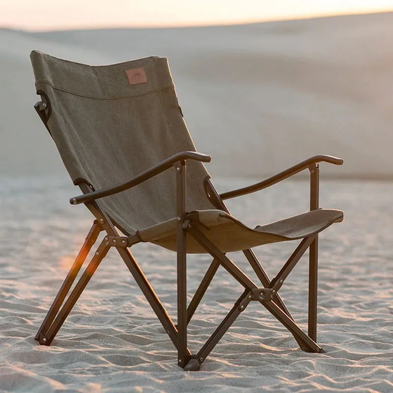 Campingmoon Foldable Camping Chair - Dessert Wolf