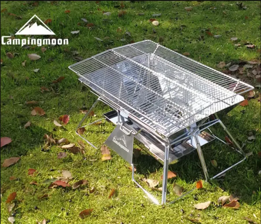 Campingmoon Portable Foldable BBQ Grill