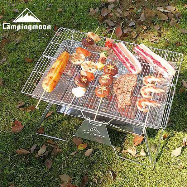 Campingmoon Portable Grill Bbq Pit Large