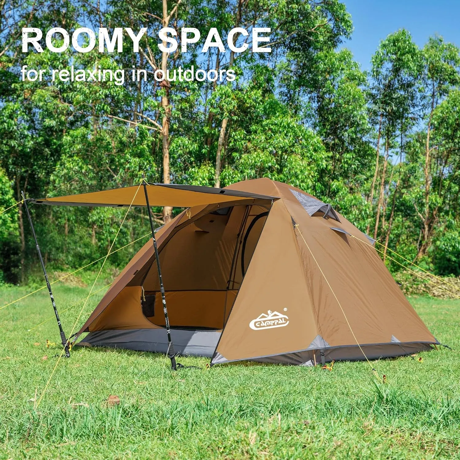 Camppal 2-3 Person Waterproof Tent for Hiking/Camping