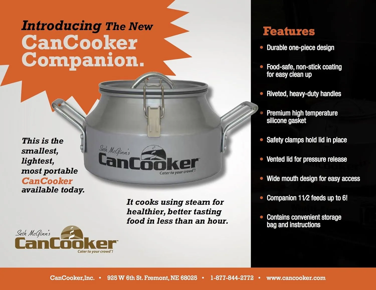 CanCooker Premium Camping Cookware for Groups | Portable Cooking Pot for Camping, Hunting, Fishing & Outdoor Adventures