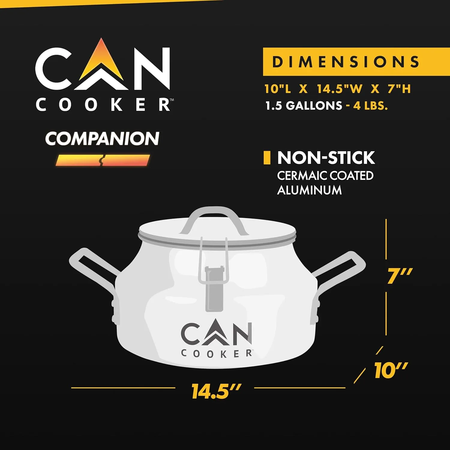 CanCooker Premium Camping Cookware for Groups | Portable Cooking Pot for Camping, Hunting, Fishing & Outdoor Adventures
