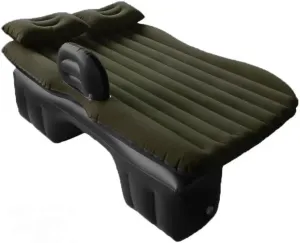 Car Air Mattress for Kia Sorento, Inflatable Back Seat Sleeping Pad with Pump & 2 Pillows, Folding Portable Camping Bed for Travel& Road Trips,Black