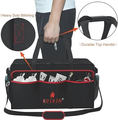 Carry Bag Compatible with Cuisinart CGG 306 Chef's Style Tabletop Grill,Water-resistant Portable Grill Bag for Cuisinart CGG-306 Chef's Style Tabletop Gas Grill