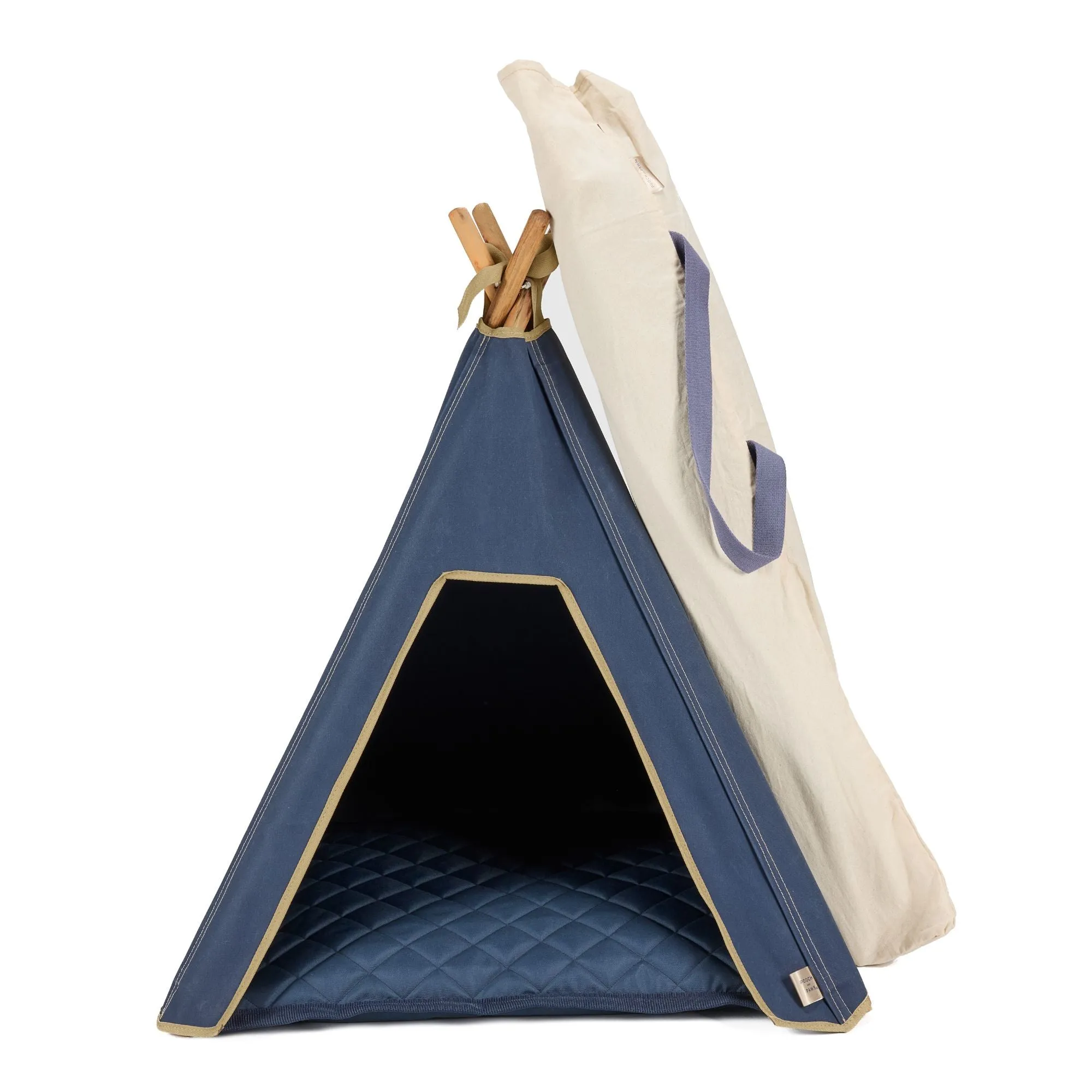 Cat Tent - Indoor/Outdoor Cat Teepee Tent - Strong, Waterproof Canvas