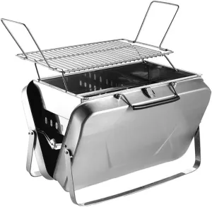 Charcoal Grill Folding Portable Lightweight Barbecue Grill Tools for Outdoor Grilling Cooking Camping Hiking Picnics Tailgating Backpacking Party