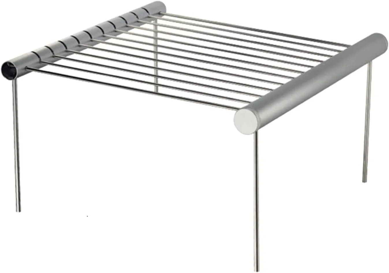 Charcoal Grills Picnic Barbecue Oven Rack Outdoor Travel Camping Portable BBQ Grill Stainless Steel Simple Tube Detachable Stent