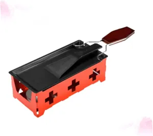 Cheese Grill Non-stick Mini Baking Tray Set Portable Outdoor Camping Cookware Stove Grilling Tool