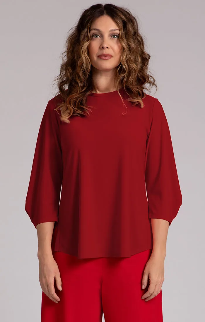 Classic Fit Lantern Top