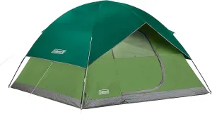 Coleman Sundome Camping Tent, 2/3/4/6 Person Dome Tent with Snag-Free Poles for Easy Setup in Under 10 Mins, Included Rainfly Blocks Wind & Rain, Tent for Camping, Festivals, Backyard, Sleepovers