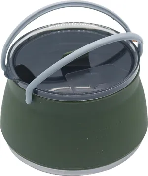 Collapsible Camping Cookware, Camping Pot, Foldable Compact Hiking Camping Pots and Pans Set for Outdoor Hiking