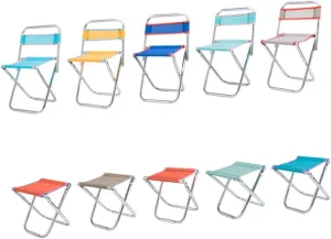 Collapsible Fishing Stool Portable Folding Chair with Mesh Design for Outdoor Activities Travel Camping Ultra Lightweight and Durable Random