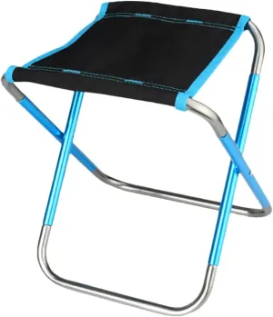 Comfortable Portable Folding Stool Compact Beach Chair for Camping BBQ Fishing and Travel Enhanced Durability Lightweight Design Outdoor Accessory