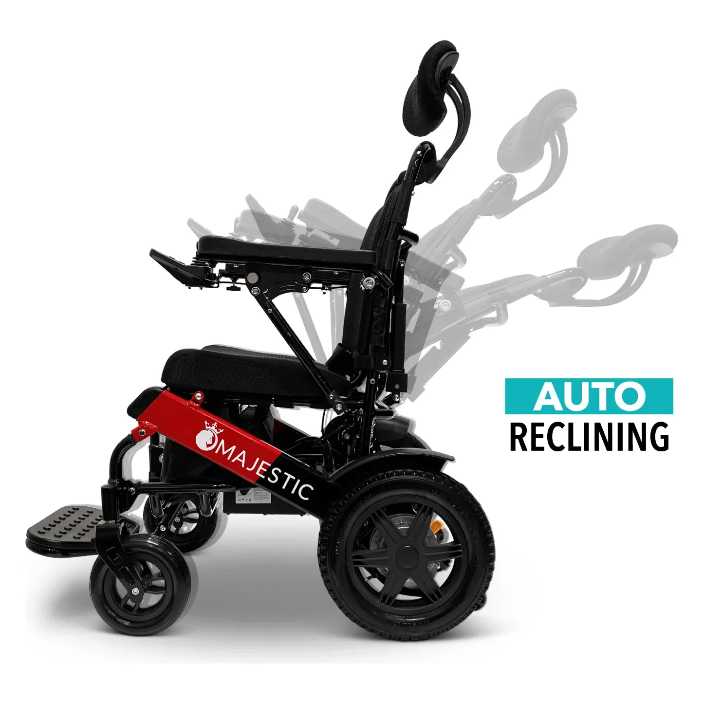 ComfyGo Majestic IQ-9000 Auto-Recline Folding Electric Wheelchair