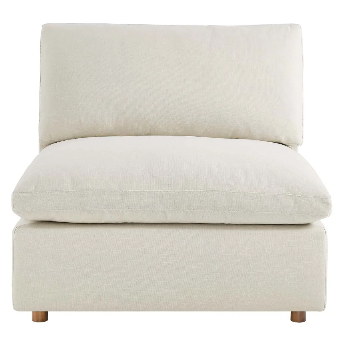 Commix Down Filled Overstuffed Armless Chair
