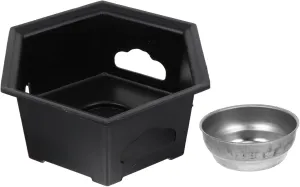 Compact Hotel Small Fire Boiler Multipurpose Enamel Alcohol Stove for Camping Outdoor Cooking
