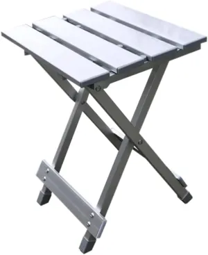 Compact Portable Outdoor Folding Aluminum Alloy Chair Lightweight Fishing and Picnic Stool for Travel and Camping Adventures