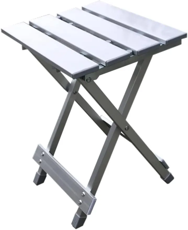 Compact Portable Outdoor Folding Aluminum Alloy Chair Lightweight Fishing and Picnic Stool for Travel and Camping Adventures