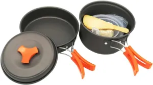 Cooking Utensils Set 8-Piece Camping Pot Pan Bowl Set Outdoor Cooking Kit