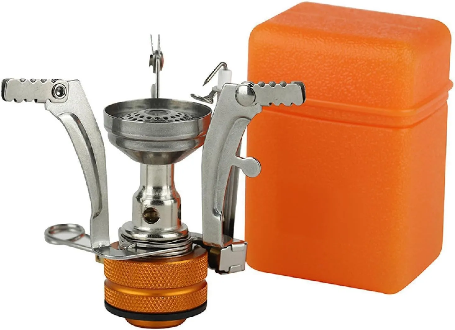 Cross-border Amazon folding electric lighter integrated mini stove outdoor camping portable barbecue grill cooker