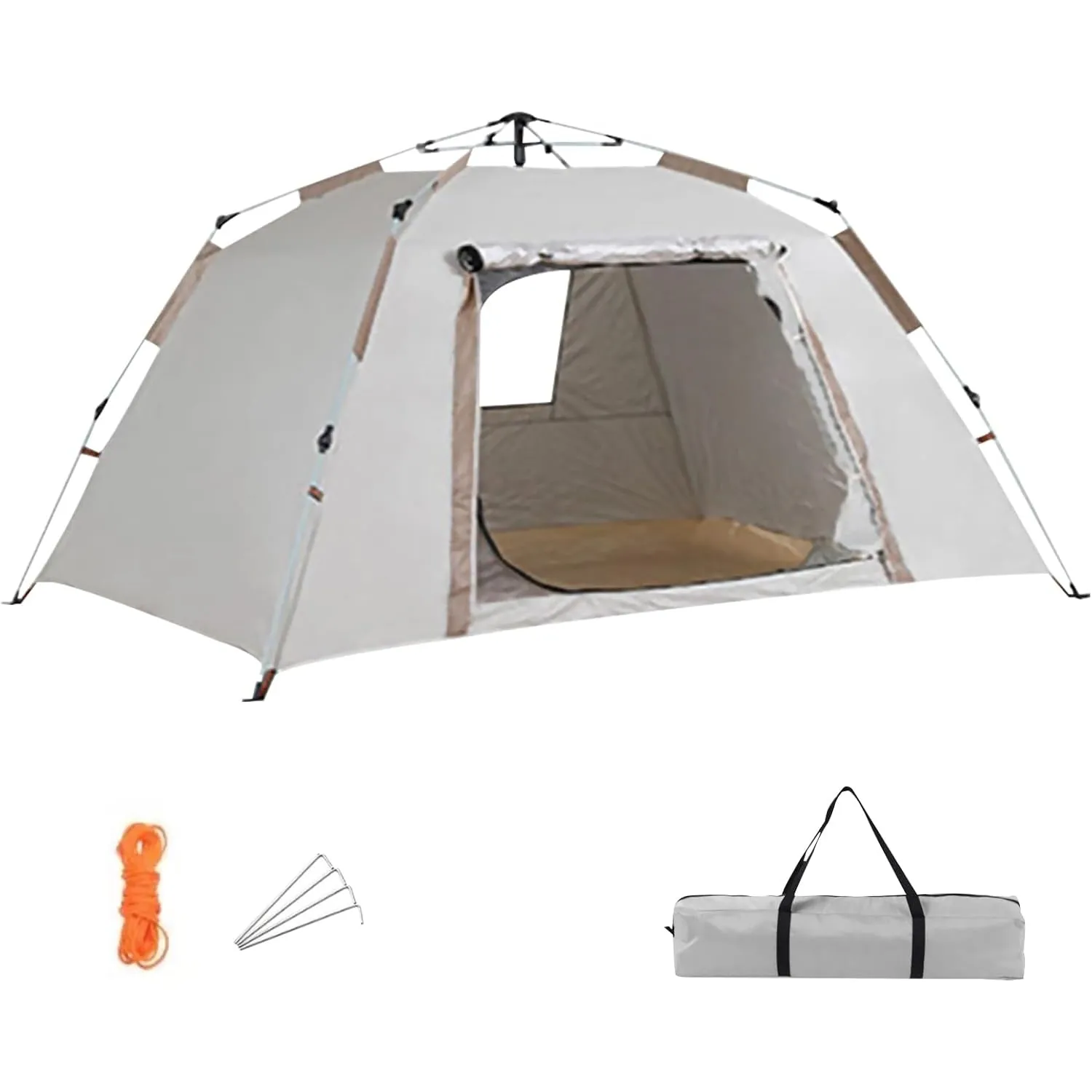 DAYONG Camping Tent, Automatic Pop Up Outdoor Tent, Portable Waterproof Sunscreen Tent with Carry Bag, Lightweight Instant Tent for Camping, Hiking, Desert, Beach.